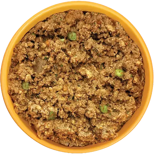 image of dog food in a bowl